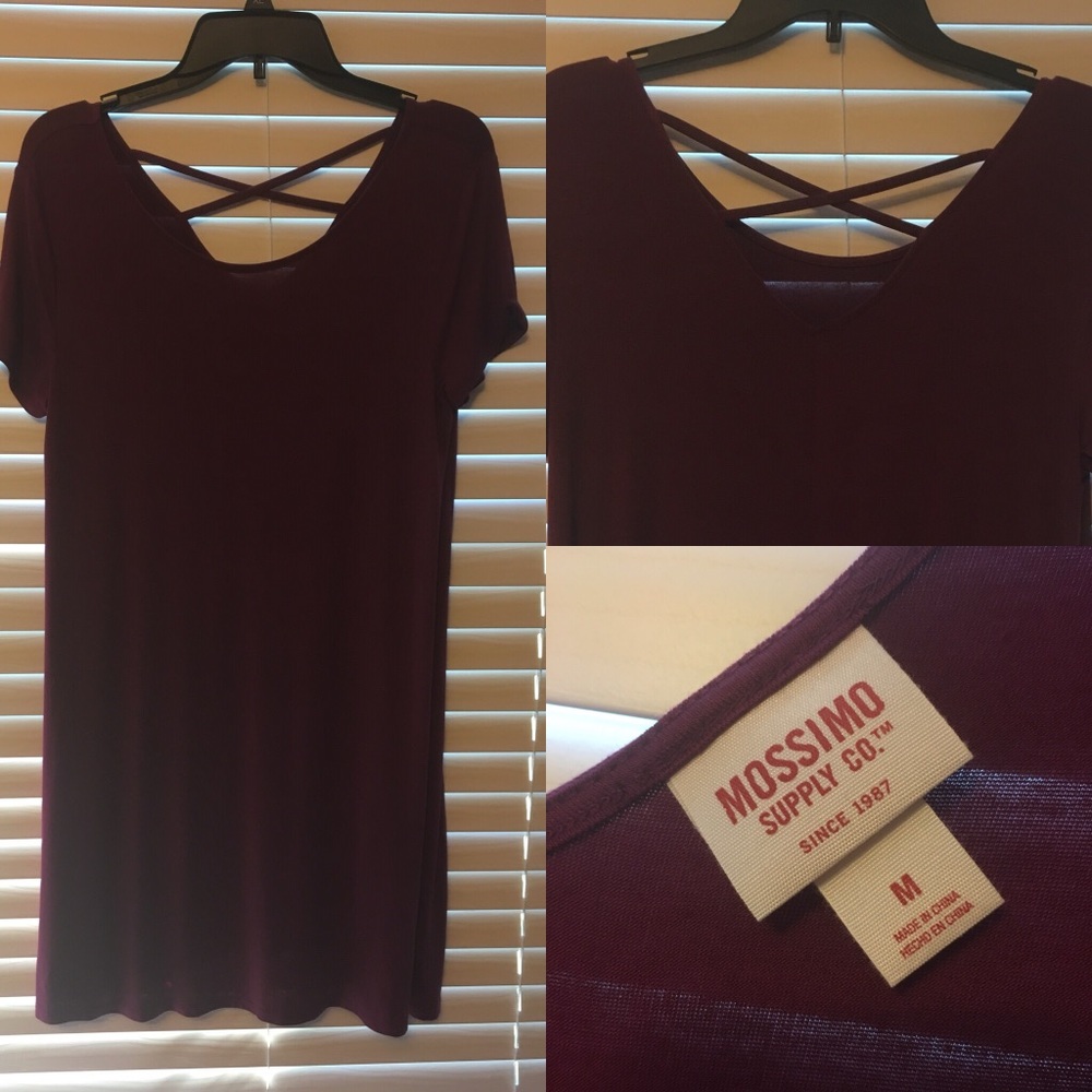 Mossimo maroon dress